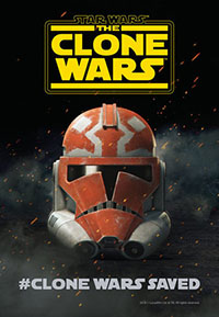 Imagem promocional do regresso da série "The Clone Wars"